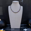 Sleepy Lavender Fire Opal Choker — 14.5" + 1.5" Extender