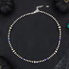 Sleepy Lavender Fire Opal Choker — 14.5" + 1.5" Extender