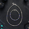 Sleepy Lavender Fire Opal Choker — 14.5" + 1.5" Extender