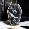 Jasper Statement Coffin Ring — Size 8.5