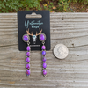 Purple Mohave Drop Earrings — Vernon Fletcher