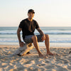 Black Aztec Swim Trunks
