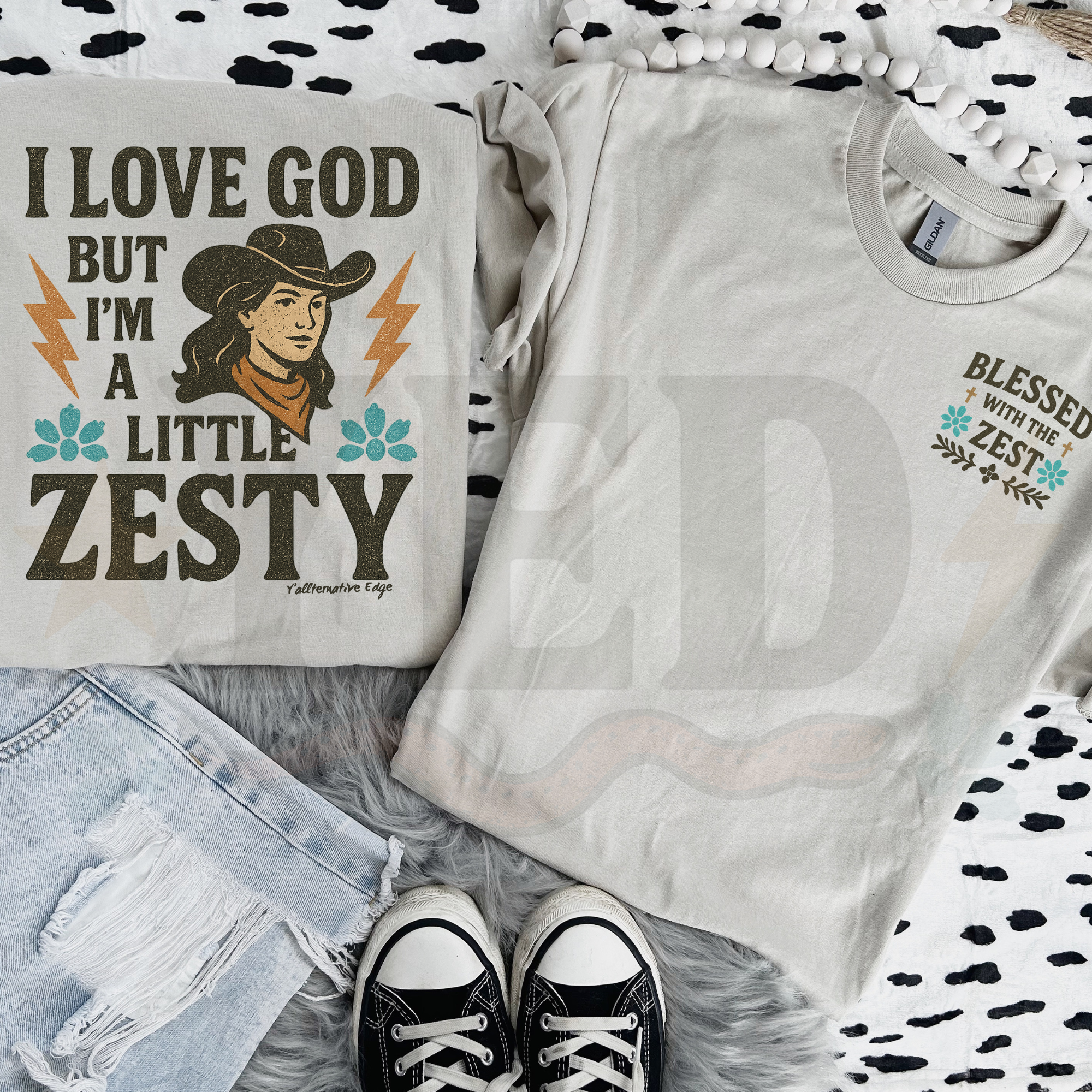 She's ZESTY- Tee or Crew