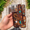 Stars Aztec Leather iPhone Case