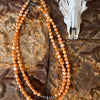 Terracotta Freshwater Pearl & Navajo Finished Pearl Choker