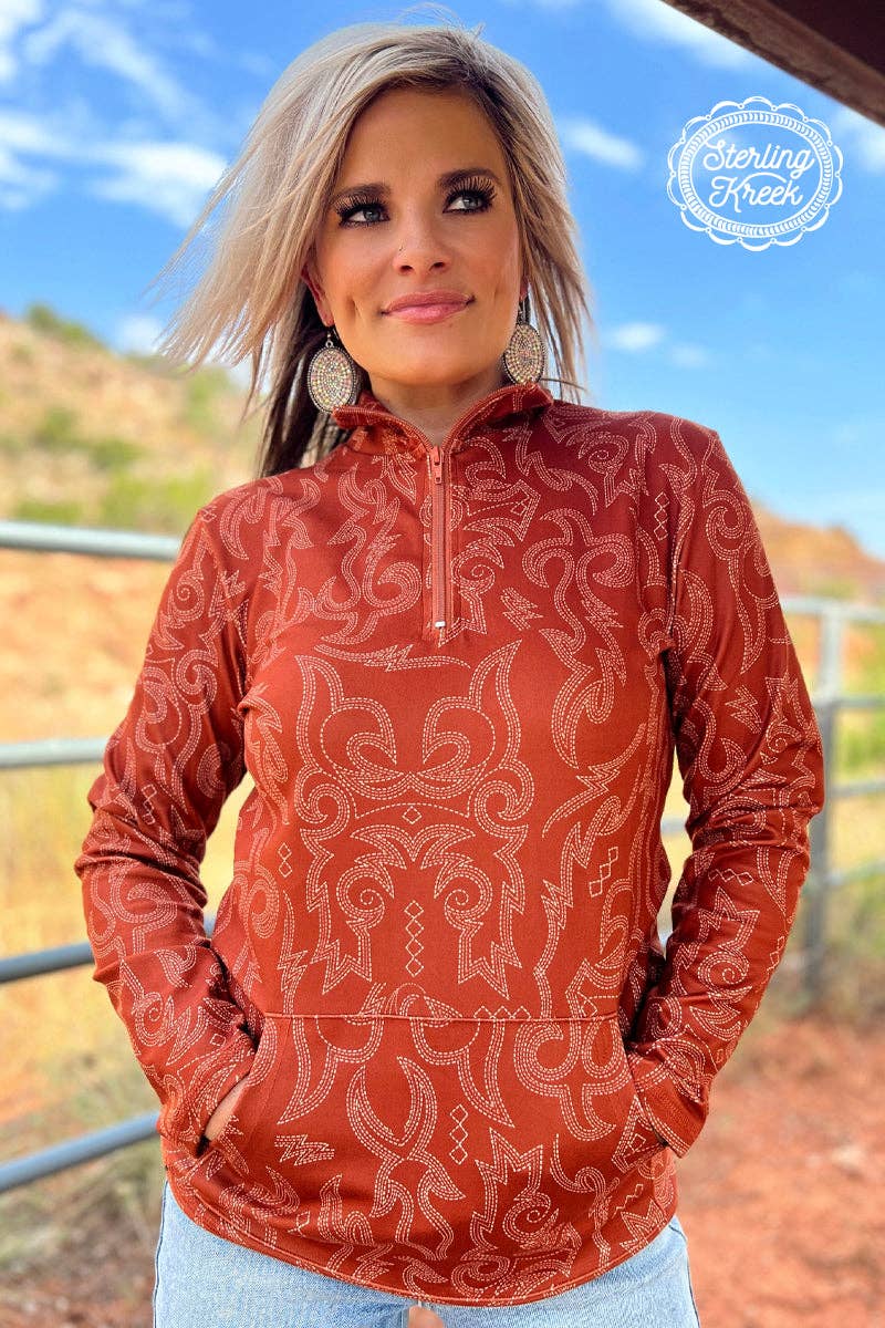 The Rustic Ranch Pullover- ONE LEFT XXL