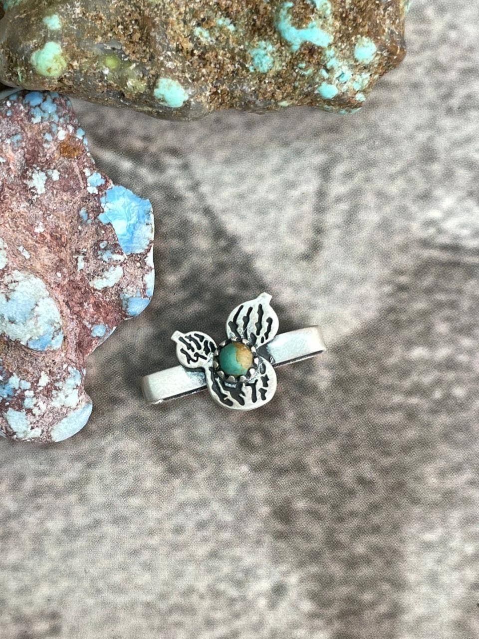 Handmade Sterling Silver Kingman Cactus Watch Charm