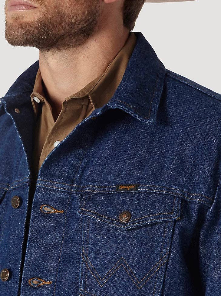 Wrangler® Unlined Denim Jacket- Antique Indigo- TALL