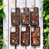 Stars Aztec Leather iPhone Case