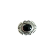 Sterling Silver Conch & Onyx Watch Slide- RETAIL $79.99
