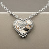 The Valentine's Day Collection- XXL White Buffalo Heart Necklace by Augustine Largo