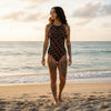Paisley Power Mesh Insert One Piece