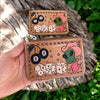 Obvni Tooled Leather & Cowhide Coin Pouch