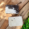 Obvni Tooled Leather & Cowhide Coin Pouch