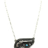 “Western Pistol Turquoise” Necklace 🔫💎