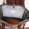 Pearl Wool and Leather Tote-Hawks & Doves -Red Harding- DOORBUSTER RETAIL $250