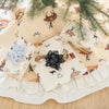 Vintage Cowboy Christmas Tree Skirt- Full Size
