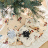 Vintage Cowboy Christmas Tree Skirt- Full Size