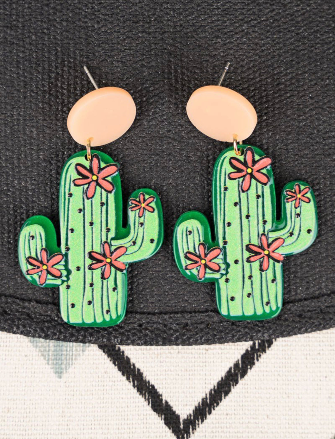 Cactus Flower Earrings