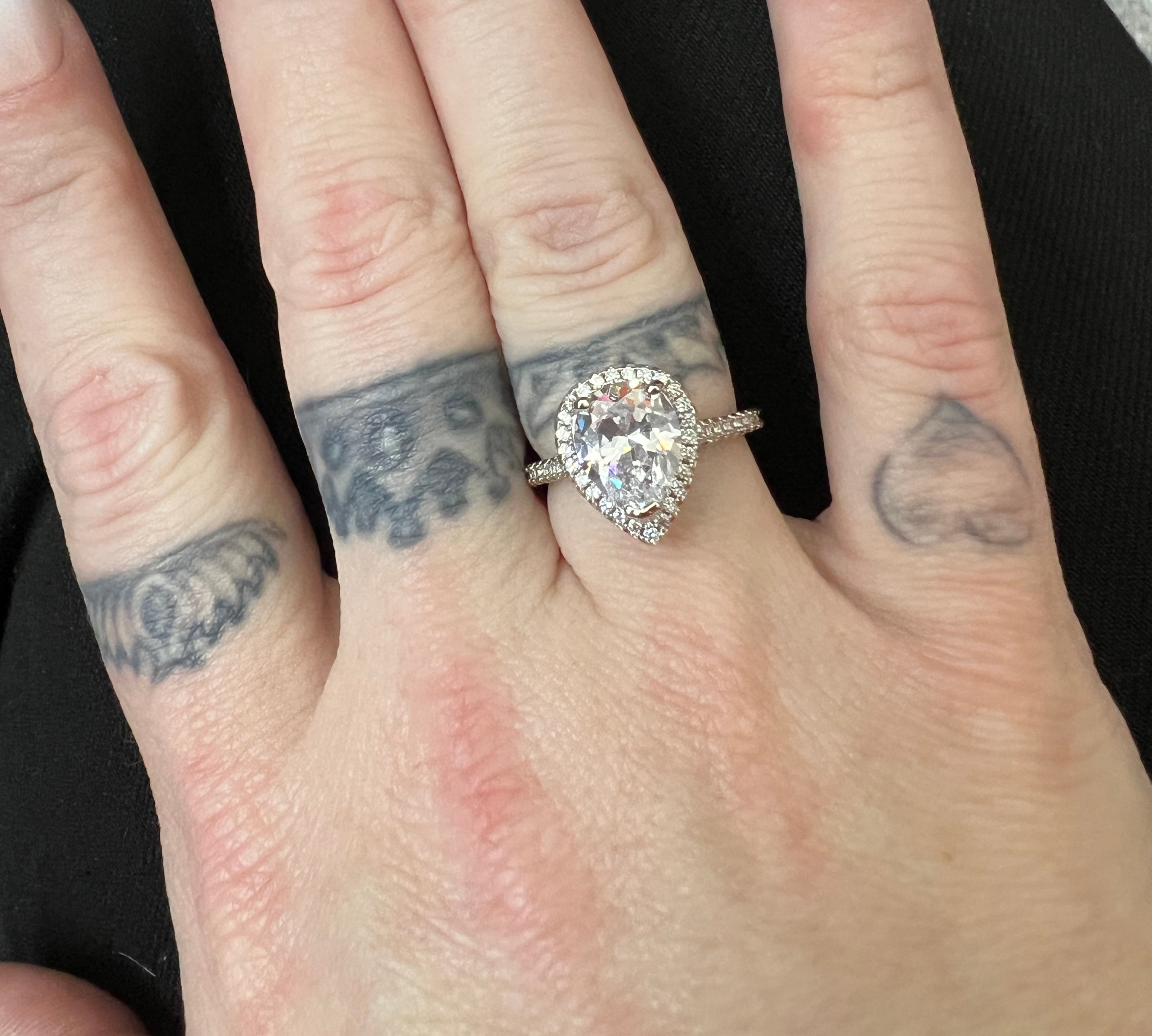 Rags to Riches Engagement Ring