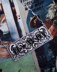 Western “HOWDY” Metal Plate Necklace 🤠✨