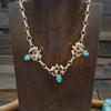 Sterling Silver Zuni Three Turtle Choker Necklace by Kathryn Qualo – 13"