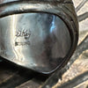 Vintage Navajo Silver Eagle Ring with Gold Fill By Silver Ray-11.5