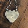 The Valentine's Day Collection- XXL White Buffalo Heart Necklace by Augustine Largo
