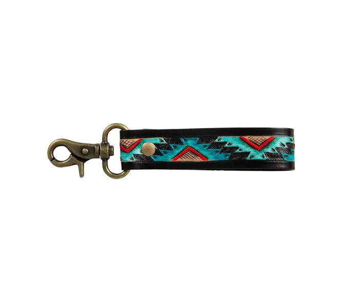 Hand Tooled Leather Key-Fobs