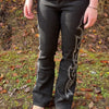 Lucky & Blessed Black Boot Stitch Jeans