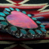 The Valentine's Day Collection- HUGE Pink Galaxy Opal & Turquoise Cluster Ring – Size 6.5 By Herbert Tsosie