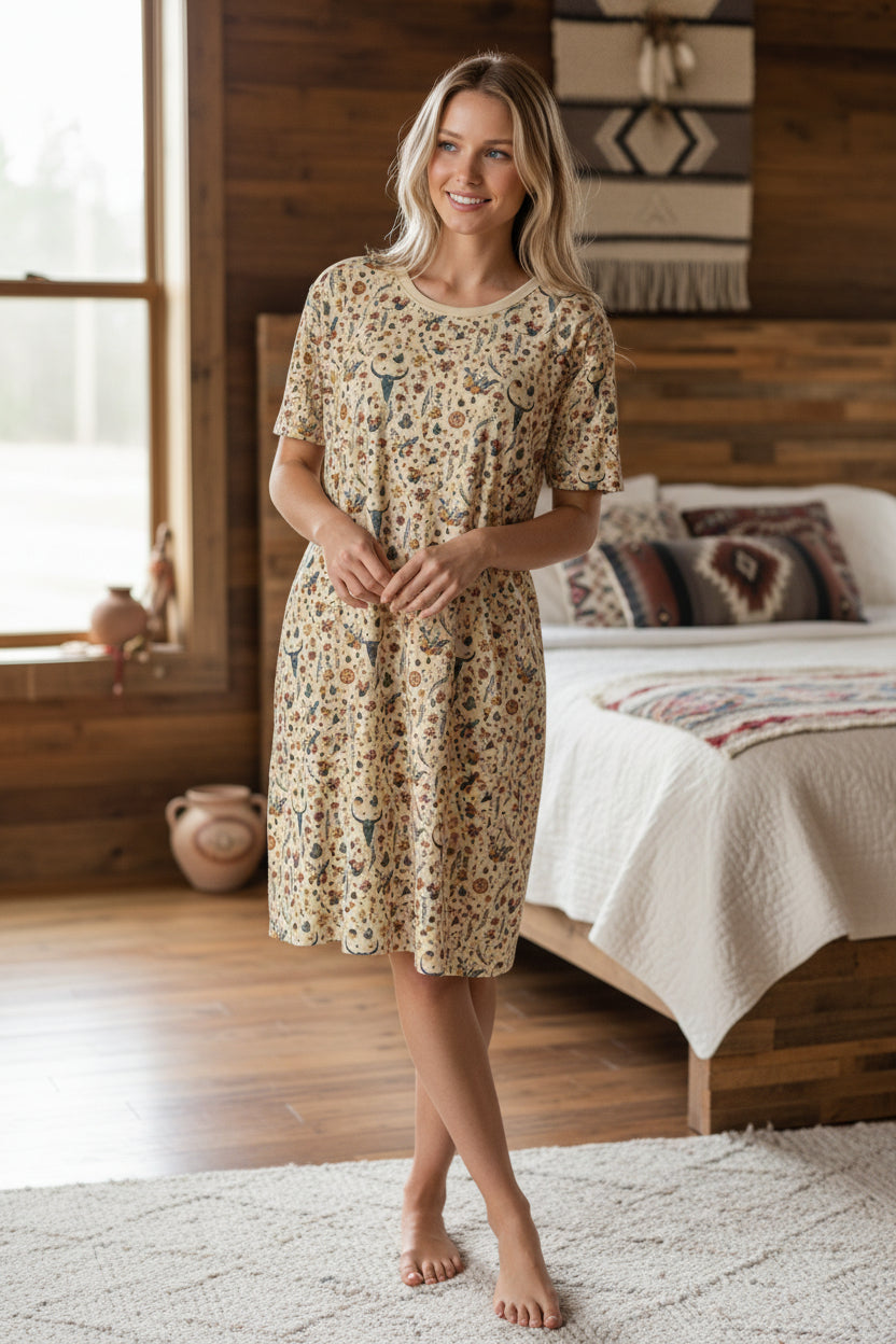 Western Boho Sleep Dress
