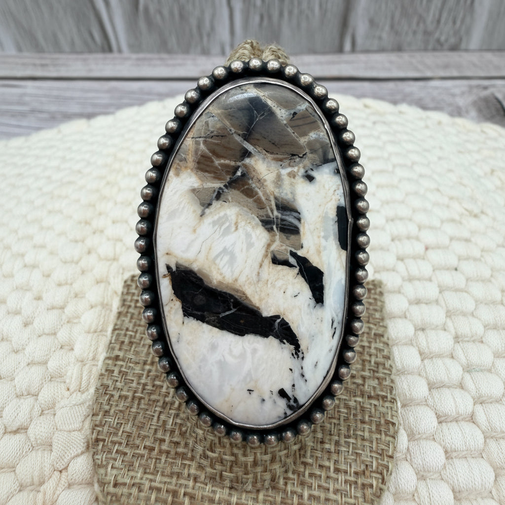 White Buffalo Statement Ring- 7 Ida & Jay