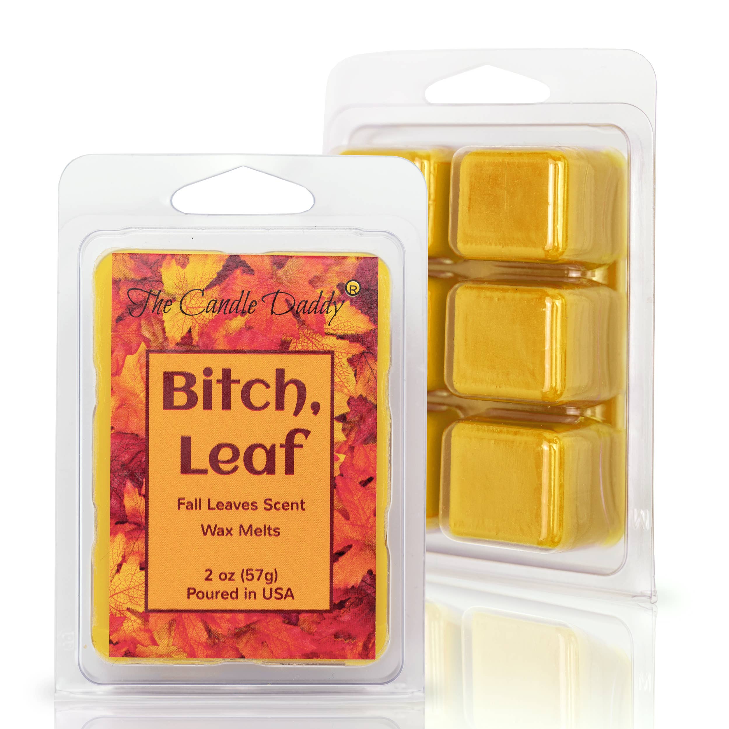 The Candle Daddy - BITCH, LEAF - FALL LEAVES SCENTED WAX MELT 2 OZ