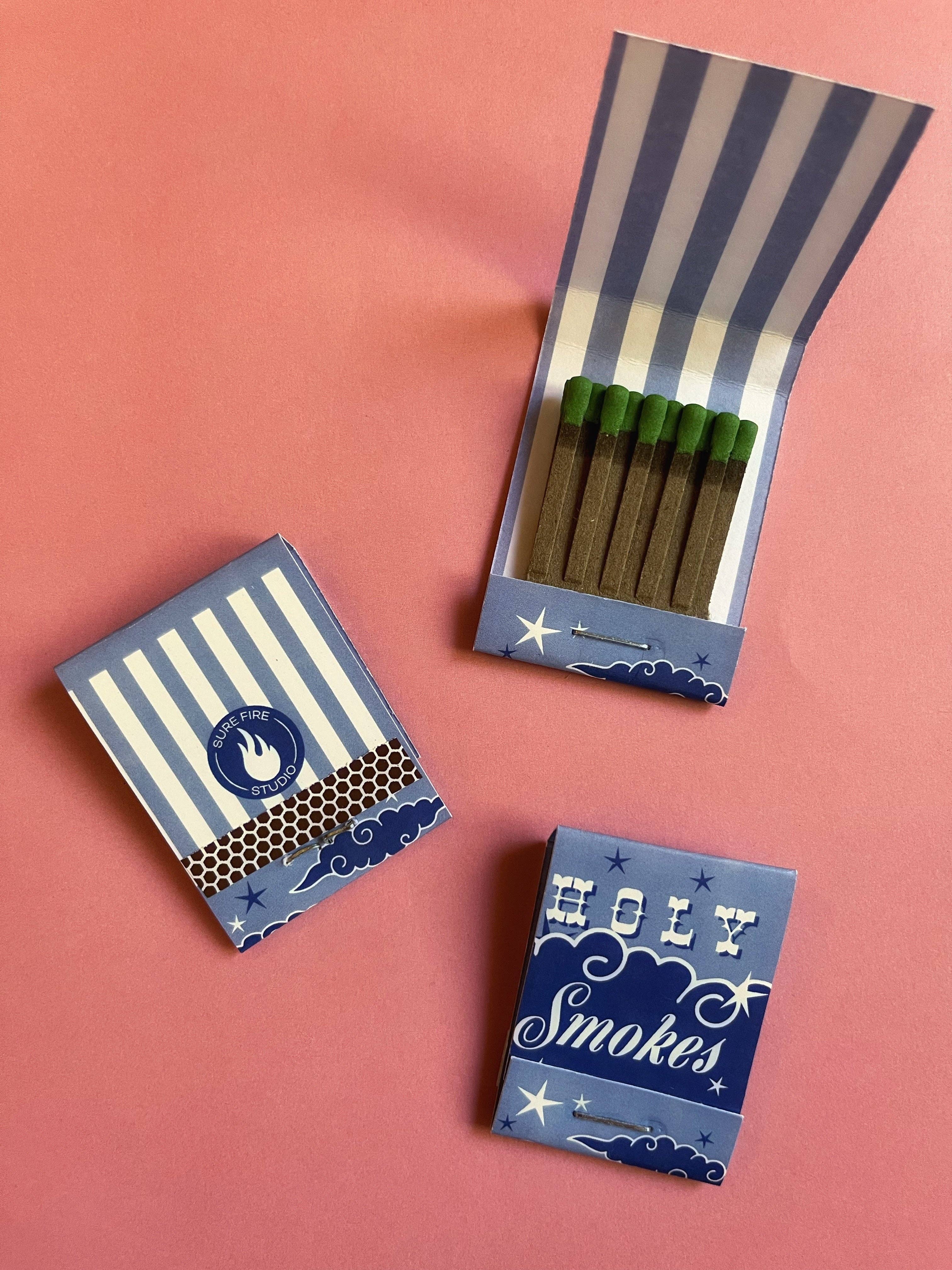 Holy Smokes Matchbook- Hat Deco