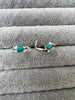 Dainty Sterling Silver Ring Kingsman Turquoise- Y'allternative Edge Exclusive